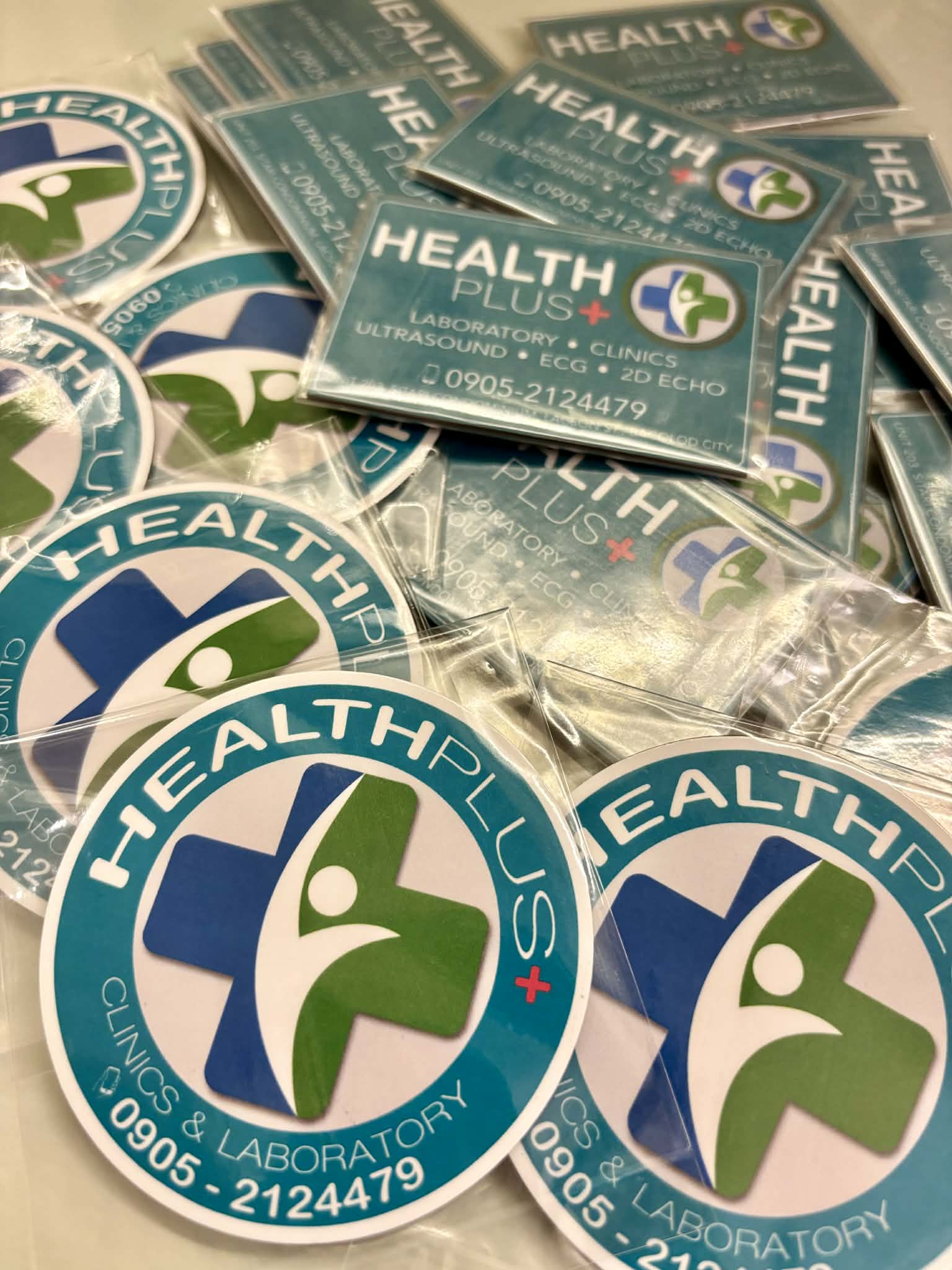 Kid-friendly clinic stickers
